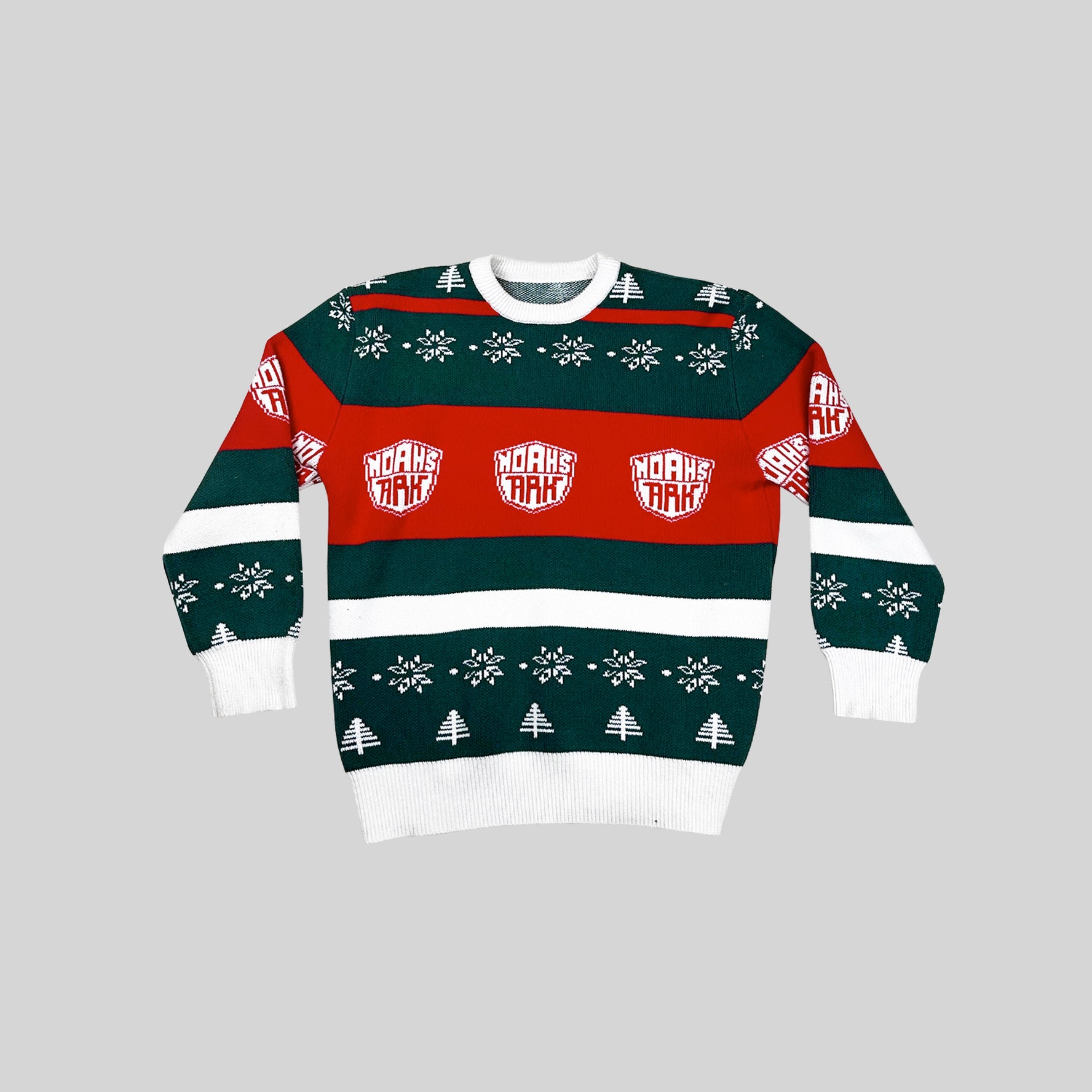 DE ALLERMOOISTE NOAH'S ARK KERSTTRUI EVER (Green & Red Sweater)